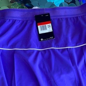 Nike Court Victory Running Tennis Pleated Skirt Purple